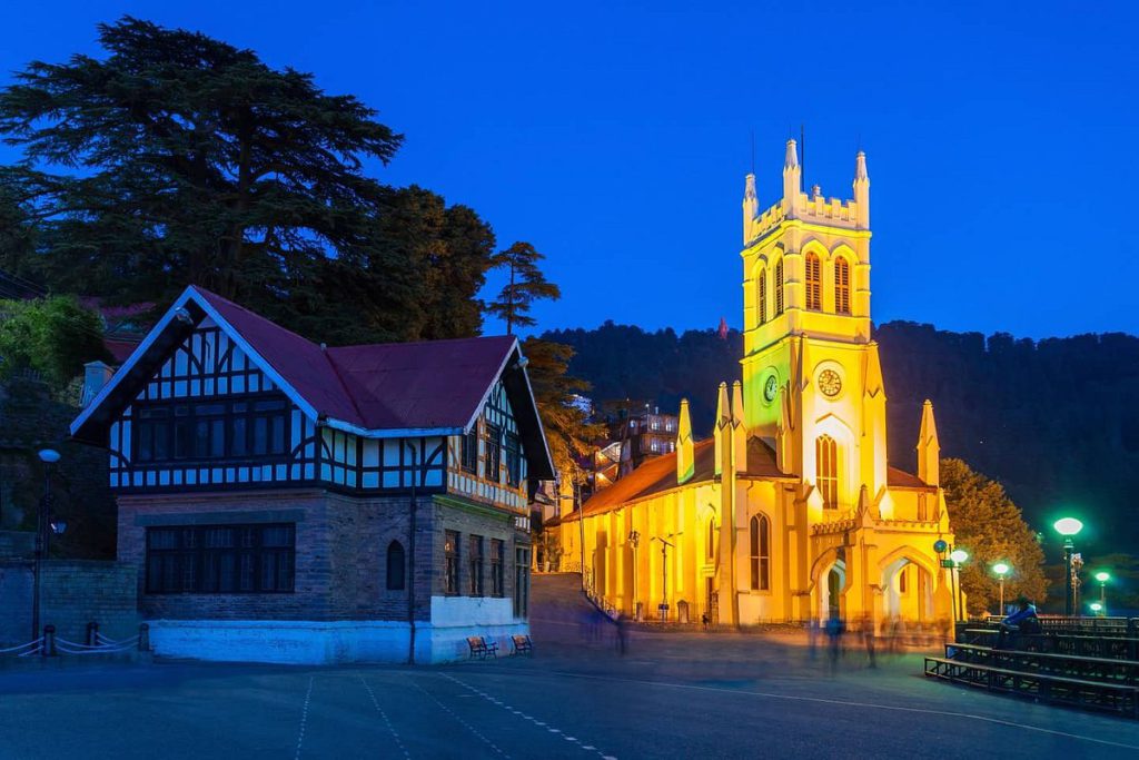 Top 10 Tourist Attractions in Shimla Christ Church 1