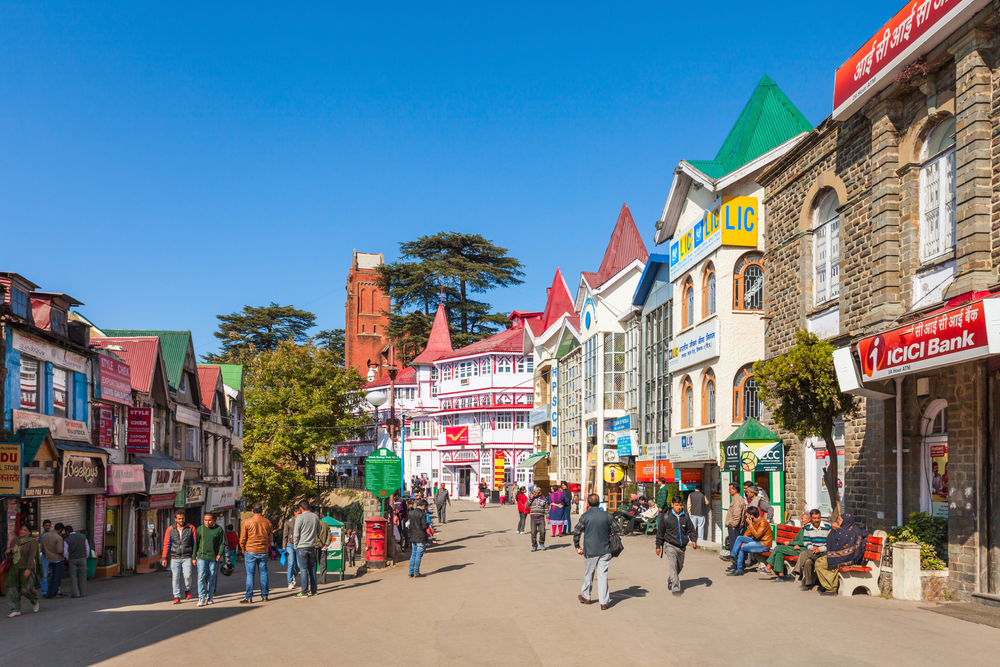 Top 10 Tourist Attractions in Shimla Mall Road